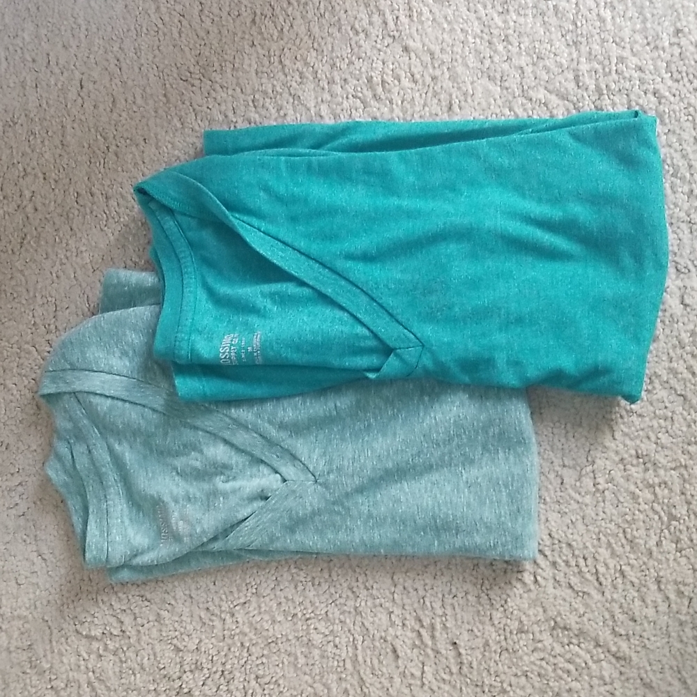 Green V Neck Shirts